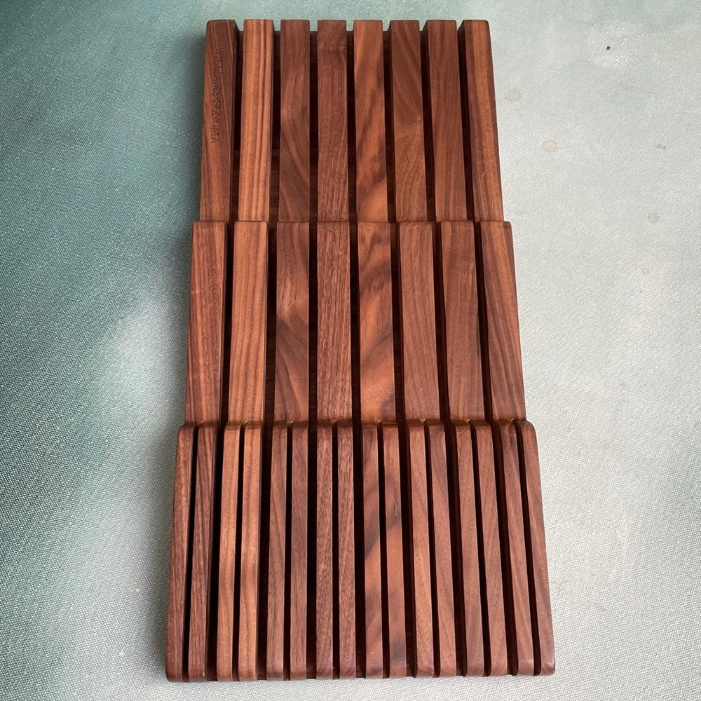 Williams Sonoma Wood In Drawer Knife Organizer